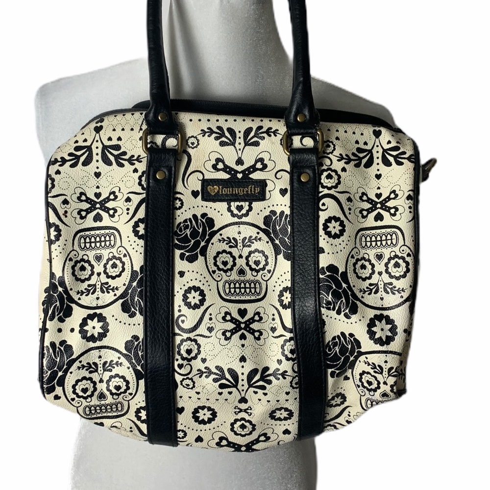 Loungefly Rare Skull Hobo Purse